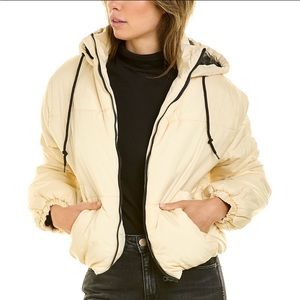 therapy Cream Oversized Sleeve Puffer Jacket